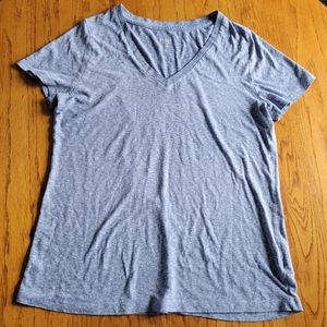 Mossimo Supply Co. T-Shirt, blue, light blue, V-Neck